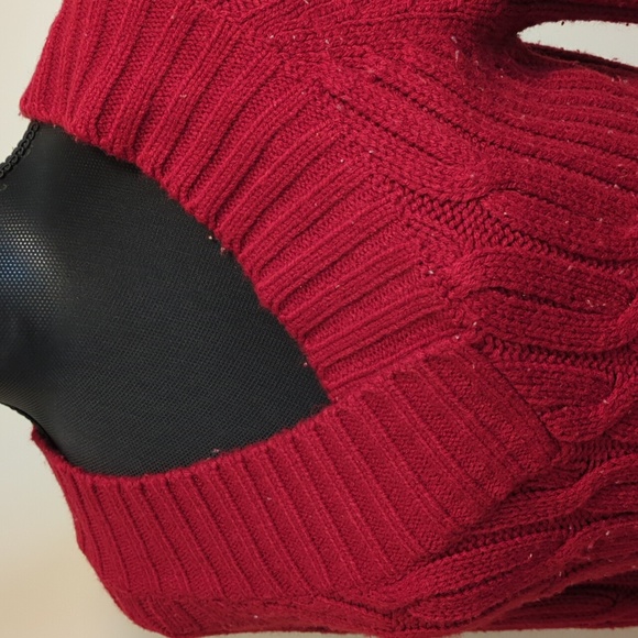 Seduction Women's Long-sleeve V-neck Red Colour Sweater Size Medium - Picture 9 of 11